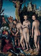 Lucas Cranach the Elder The Judgment of Paris painting